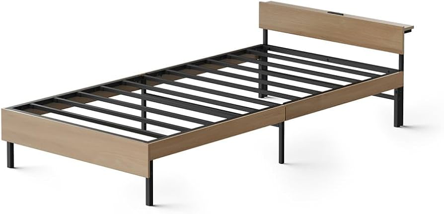 Amazon.co.jp: アイリスオーヤマ ウッドスチールベッド シングル